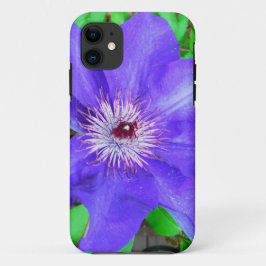 Lila Clematis-Blume Case-Mate iPhone Hülle