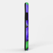 Lila Clematis-Blume Case-Mate iPhone Hülle (Hinten/Rechts)