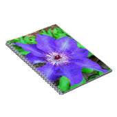 Lila Clematis-Blume Notizblock (Rechte Seite)
