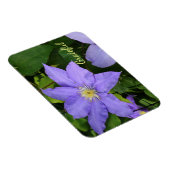 Lila Clematis Dankbarkeit Magnet (Rechte Seite)