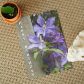Lila Clematis Floral Geburtstag Karte