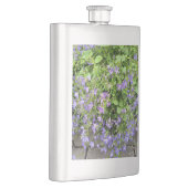 Lila Clematis-Gartenflasche Flachmann (Rechts)