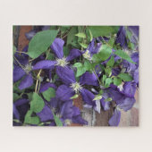 Lila Clematis Puzzle (Horizontal)