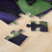 Lila Clematis Puzzle (Seite)
