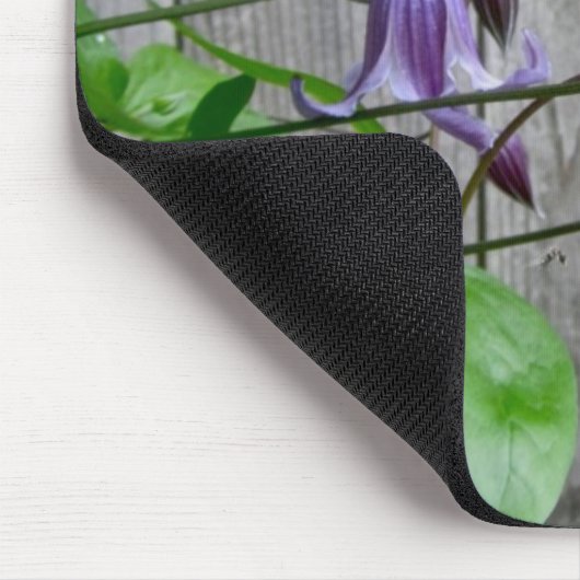 Lila Clematis Roguchi Personalisiert Mousepad (Ecke)