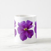 Lila Clematis-Tasse Kaffeetasse (Mittel)