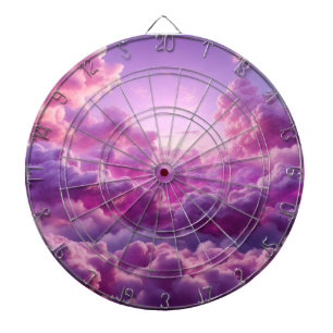 Lila Cloud Dartboard Dartscheibe
