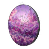 Lila Cloud Dartboard Dartscheibe (Vorderseite rechts)