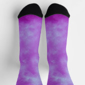Lila Cloud-Effekt Socken (Oben)