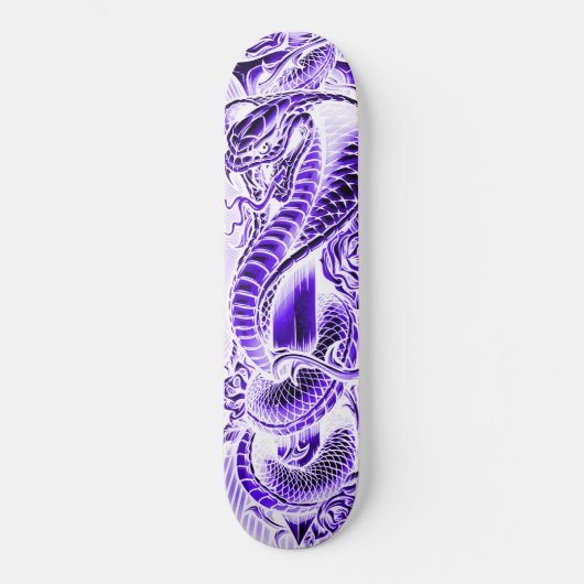 Lila Cobra Classic Skate Deck Skateboard (Vorderseite)