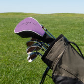 Lila Color Personalisiert stilvoll Golf Headcover (In SItu)