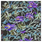 Lila Columbine-Fabric Stoff (Nahaufnahme)