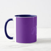 Lila Combo-Tasse für Monogramm Tasse (Links)