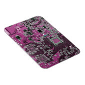 Lila Computergehäuse Magnet (Rechte Seite)