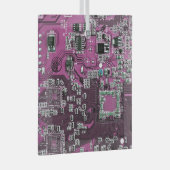 Lila Computergehäuse Ornament Aus Glas (Vorderseite Rechts)