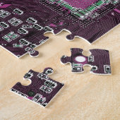 Lila Computergehäuse Puzzle (Seite)
