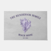 Lila Conch Muschel Doormat Fußmatte (Vorderseite)