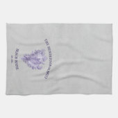 Lila Conch Muschel Küchentücher (Horizontal)