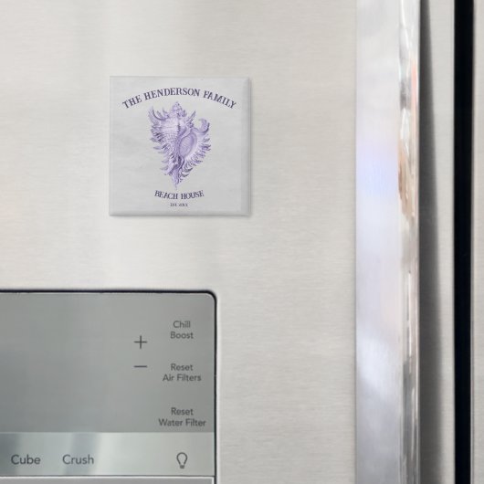 Lila Conch Muschel Magnet (In Situ (Kühlschrank))