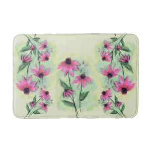 Lila Cone Blume Badematte
