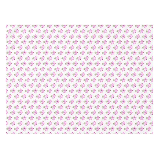 Lila Cone-Blume Tischdecke (Vorderseite (Horizontal))