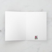 Lila Coneflower GRUSS-KARTE Karte (Innenseite)