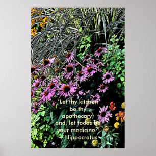 Lila Coneflower Plakate