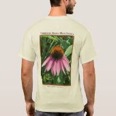 Lila Coneflower T-Shirt (Rückseite)
