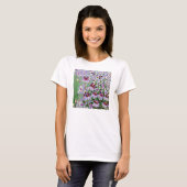 Lila coneflowers T-Shirt (Vorne ganz)