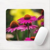 Lila Conflower Mousepad (Mit Mouse)