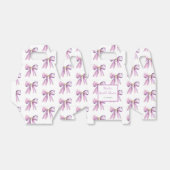 Lila Coquette Bow Brautparty Geschenkschachtel (Ungefaltet)