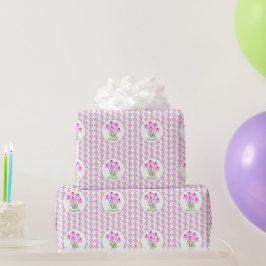 Lila Cornblumen Geschenkpapier