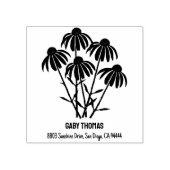 Lila Cornblumen Rubber-Briefmarke Gummistempel (Prägung)