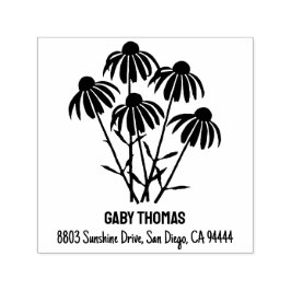 Lila Cornblumen Selbstfarben Briefmarke Permastempel