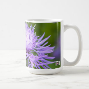Lila Cornflower Kaffeetasse