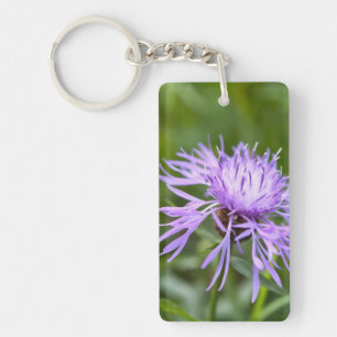 Lila Cornflower Schlüsselanhänger