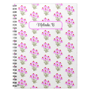Lila Cornflowers-Notebook Notizblock
