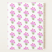 Lila Cornflowers Planer (Rückseite)