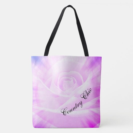 Lila Country-Design Tasche (Vorderseite)