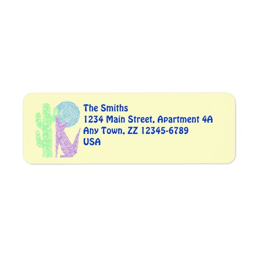 Lila Coyote Wolf Südwestdesign (Vorne)