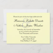 Lila & creme Verziert Vintage Hochzeit Einladung (Rückseite)