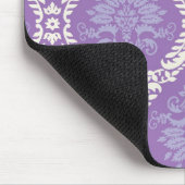 lila Cremeschaum Mousepad (Ecke)