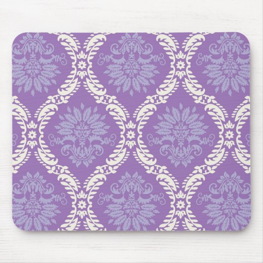 lila Cremeschaum Mousepad (Vorne)