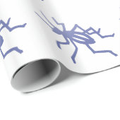 Lila Cricket-Geschenkpapier Geschenkpapier (Rolleneckpunkt)