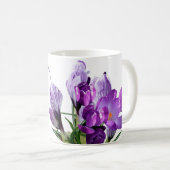 Lila Crocus-Blume für Katherine Kaffeetasse (VorderseiteRechts)
