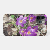 Lila Crocus Case-Mate iPhone Hülle (Rückseite (Horizontal))