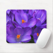 Lila Crocus Garden Blume Mousepad (Mit Mouse)
