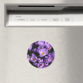 Lila Crocus Kühlschrank Magnet (In Situ (Geschirrspüler))