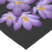 Lila Crocus Kurz Table Runner Kurzer Tischläufer (Ecke)