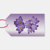Lila Crocus Pack mit Geschenkartikeln Geschenkanhänger (Rückseite Horizontal)